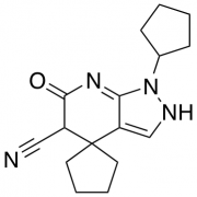 1'-Cyclopentyl-6'-oxo-1',5',6',7'-tetrahydrospiro[cyclopentane-1,4'-pyrazolo[3,4-b]pyridin