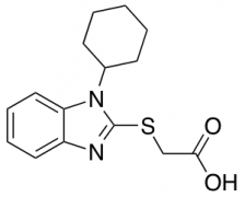 [(1-Cyclohexyl-1H-benzimidazol-2-yl)thio]acetic Acid