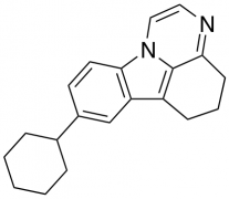 8-Cyclohexyl-5,6-dihydro-4H-pyrazino[3,2,1-jk]-carbazole