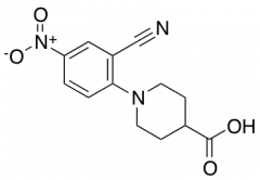 1-(2-Cyano-4-Nitrophenyl)Piperidine-4-Carboxylic Acid