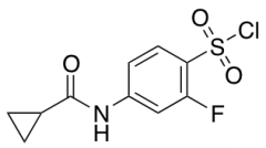 4-Cyclopropaneamido-2-Fluorobenzene-1-Sulfonyl Chloride