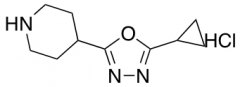 2-Cyclopropyl-5-Piperidin-4-Yl-1,3,4-Oxadiazole;Hydrochloride