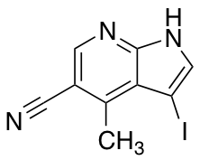 5-Cyano-3-iodo-4-methyl-7-azaindole