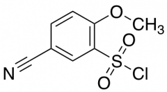 5-Cyano-2-methoxy-benzenesulfonyl Chloride