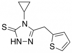 4-Cyclopropyl-5-(thiophen-2-ylmethyl)-4h-1,2,4-triazole-3-thiol