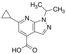 6-Cyclopropyl-1-Isopropyl-1h-Pyrazolo[3,4-B]Pyridine-4-Carboxylic Acid