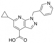 6-Cyclopropyl-1-(Pyridin-3-Ylmethyl)-1h-Pyrazolo[3,4-B]Pyridine-4-Carboxylic Acid