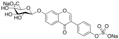 Daidzein 7-&beta;-D-Glucuronide 4&rsquo;-Sulfate Disodium Salt