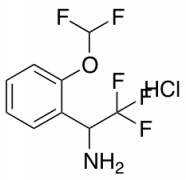 1-[2-(difluoromethoxy)phenyl]-2,2,2-trifluoroethan-1-amine hydrochloride