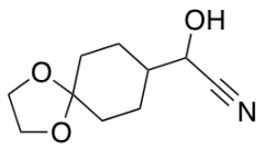2-{1,4-dioxaspiro[4.5]decan-8-yl}-2-hydroxyacetonitrile