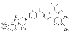 6-Desacetyl-6-ethoxyvinyl-N-Boc Palbociclib-d4