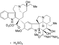 Deacetylvinblastine Hydrazide Sulfate-d3, 15N2