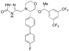 4-Defluoro-4-(p-fluorophenyl)aprepitant