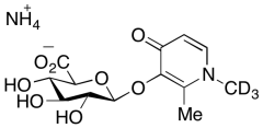 Deferiprone-d3 3-O-&beta;-D-Glucuronide Ammonium Salt