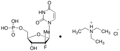 (2'R)-2'-Deoxy-2'-fluoro-2'-methyl-5'-uridylic Acid Triethylammonium Chloride Salt