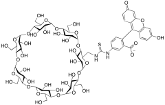 6-Deoxy-6-[(5/6)-fluoresceinylthioureido]-&beta;-cyclodextrin
