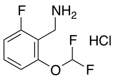 [2-(difluoromethoxy)-6-fluorophenyl]methanamine hydrochloride