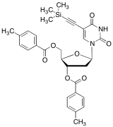 2'-Deoxy-5-[2-(trimethylsilyl)ethynyl]-uridine 3',5'-Bis(4-methylbenzoate)