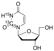 2&rsquo;-Deoxy L-Uridine-13C,15N2