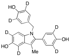 Des(1-azepanyl)ethyl Bazedoxifene-d6