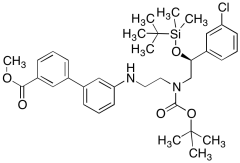 (R)-3'-[[2-[[2-(3-Chlorophenyl)-2-[[(tert-butyl)dimethylsilyl]oxy]ethyl][(tert-butoxy)carb