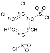 4,5-Dichloro-1,3-benzenedisulfonyl Dichloride-13C6