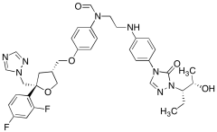 Desethylene Posaconazole N(triazolonophenyl)-Formyl