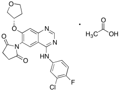 Des-(4-dimethylamino-2-en-1-oxo)butylamino 6-(pyrrolidin-2,5-dion-1-yl) Afatinib Acetic Ac