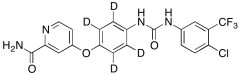N-Desmethyl Sorafenib-d4