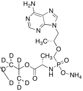 Desphenyl Tenofovir Alafenamide-d7 Ammonium Salt