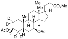 3&alpha;,7&beta;-Di-O-acetyl 24-Nor Ursodeoxycholic Acid-d5 Methyl Ester
