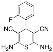 2,6-Diamino-4-(2-fluorophenyl)-4H-thiopyran-3,5-dicarbonitrile