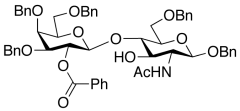 1,6-O-Dibenzyl-2-deoxy-2-acetamido-4-O-(2-O-benzoyl-3,4,5-O-tribenzyl-&beta;-D-galacto