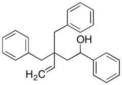 3,3-Dibenzyl-1-phenylpent-4-en-1-ol