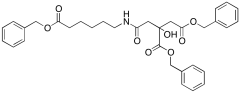 Dibenzyl 2-(-((6-(Benzyloxy)-6-oxohexyl)amino)-2-oxoethyl)-2-hydroxysuccinate
