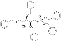 Dibenzyl ((2R,3R,4R)-2,3,5-Tris(benzyloxy)-4-hydroxypentyl) Phosphate