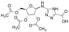5-(((3R,4R,5R)-3,4-Diacetoxy-5-(acetoxymethyl)tetrahydrofuran-2-yl)amino)-4H-1,2,4-triazol