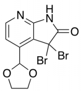 3,3-Dibromo-4-(1,3-dioxolan-2-yl)-7-aza-2-oxindole