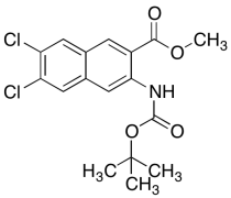 6,7-Dichloro-3-[[(1,1-dimethylethoxy)carbonyl]amino]-2-naphthalenecarboxylic Acid Methyl E