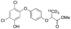 2-[4-(2,4-Dichloro-5-hydroxyphenoxy)phenoxy]propanoic Acid Methyl Ester-13C, d3