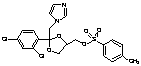 cis-[2-(2,4-Dichlorophenyl)-2-(1H-imidazol-1-ylmethyl)-1,3-dioxolan-4-yl]methyl p-Tolylsul