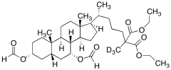 Diethyl 3,7-Bis(formyloxy)-25-methyl-cholestane-26,27-dioic Acid Ester-d3