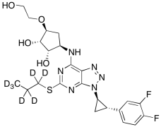 (1S,2S,3R,5S)-3-[[3-[(1R,2S)-2-(3,4-Difluorophenyl)cyclopropyl]-5-(propylthio)-3H-1,2,3-tr