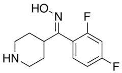 (E)-4-(2,4-Difluorobenzoyl)piperidine Oxime
