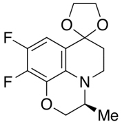 (S)-9,10-Difluoro-3-methyl-2,3,5,6-tetrahydro-7,7-O-ethylidene-7H-pyrido[1,2,3-de]-1,4-ben