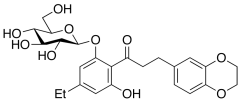 3-(2,3-Dihydro-1,4-benzodioxin-6-yl)-1-[4-ethyl-2-(&beta;-D-glucopyranosyloxy)-6-hydro