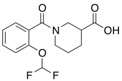 1-[2-(Difluoromethoxy)benzoyl]piperidine-3-carboxylic Acid