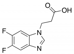 3-(5,6-Difluoro-1H-1,3-benzodiazol-1-yl)propanoic Acid