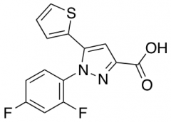 1-(2,4-Difluorophenyl)-5-(thiophen-2-yl)-1H-pyrazole-3-carboxylic Acid