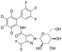 3-(difluoromethyl)-N-(3',4',5'-trifluoro-[1,1'-biphenyl]-2-yl)-1-((3R,4S,5S,6R)-3,4,5-trih